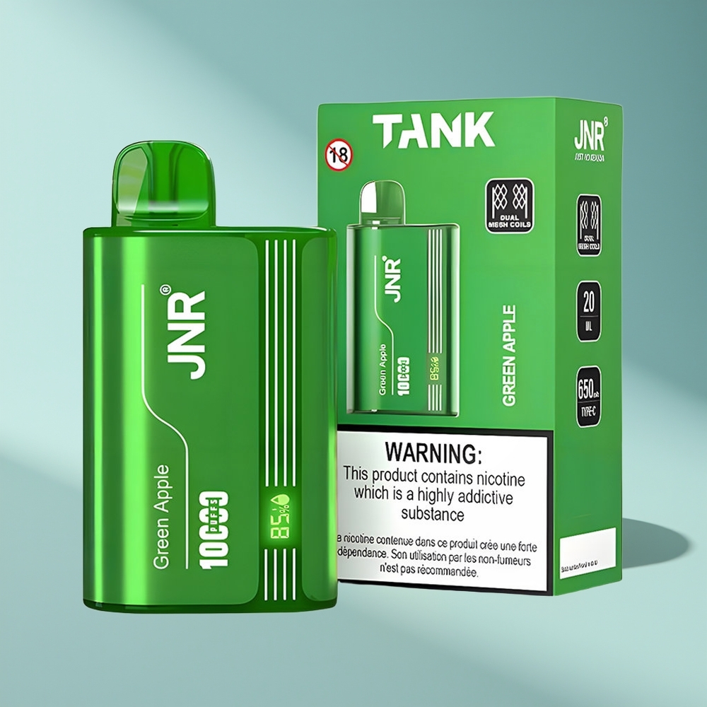 JNR Tank 10000 Grüner Apfel Pfirsich Birne Dual Mesh Schnellladung