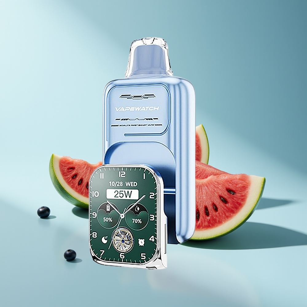 JNR VapeWatch 30000 Blaubeere-Wassermelone Dual Mesh Typ-C
