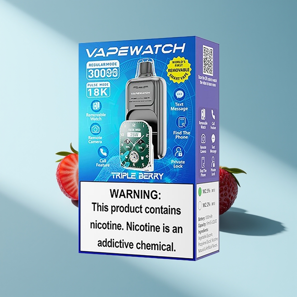 JNR VapeWatch 30000 Dreifach-Beere Dual-Mesh Typ-C