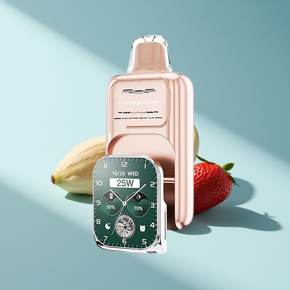 JNR VapeWatch 30000 Erdbeer-Banane 1000mAh Dual Mesh