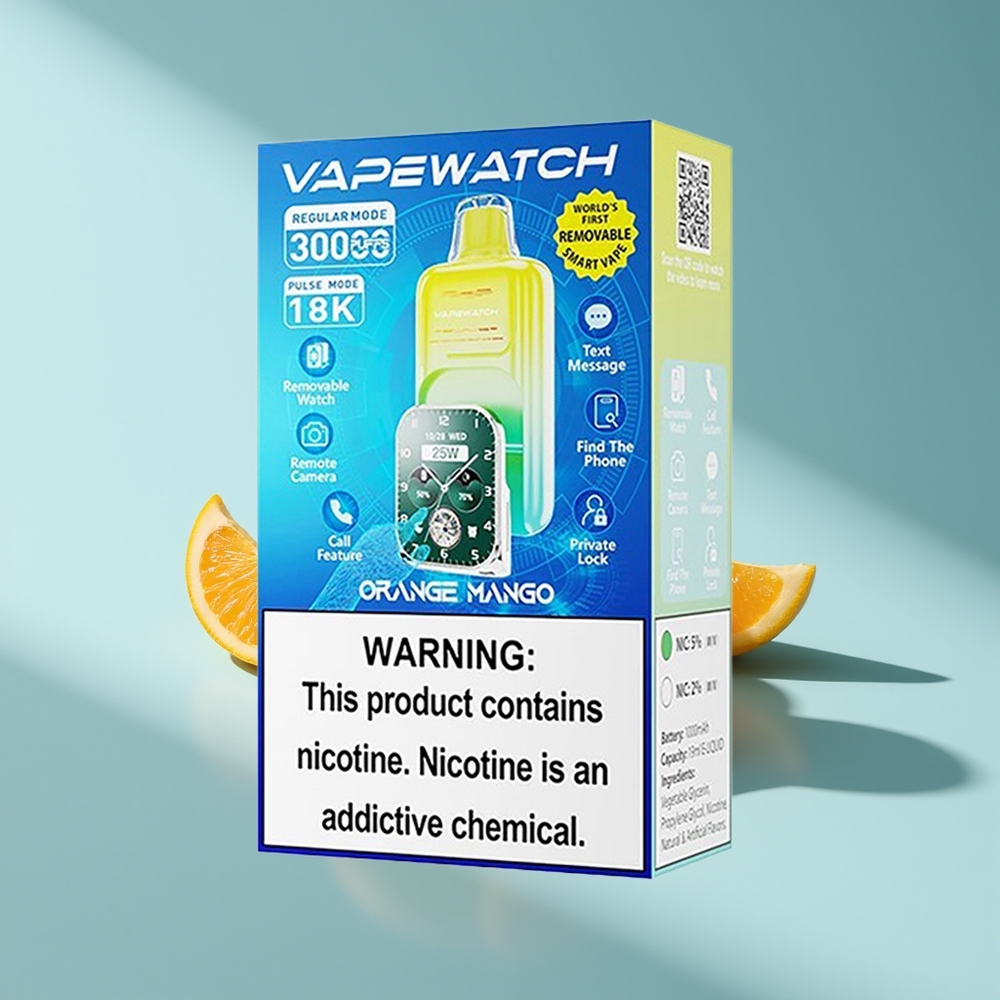 JNR VapeWatch 30000 Orangen-Mango Dual Mesh Schnellladung