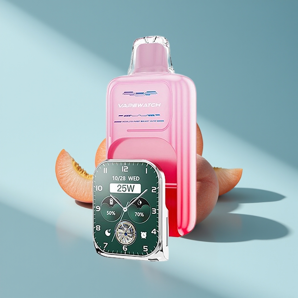 JNR VapeWatch 30000 Pfirsich-Doppelnetz 1000mAh Typ-C