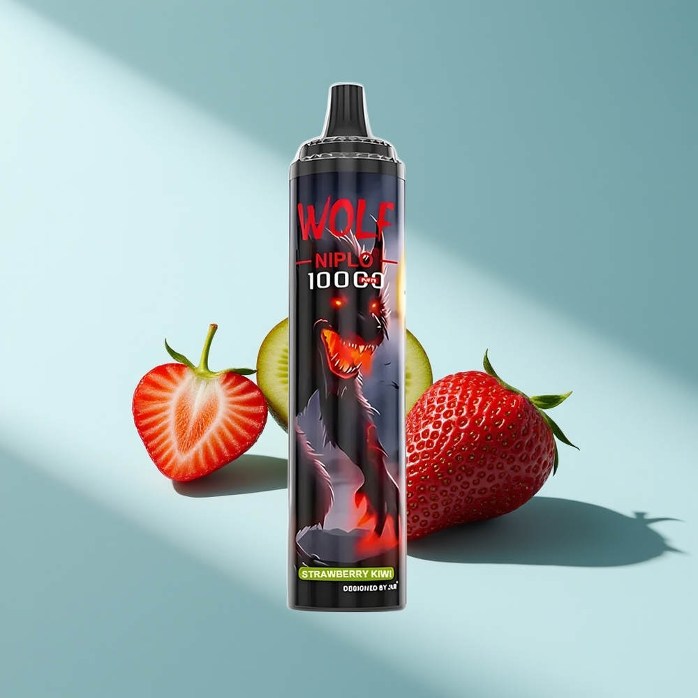 JNR Wolf Niplo 10000 Erdbeere Kiwi 20ml Typ-C