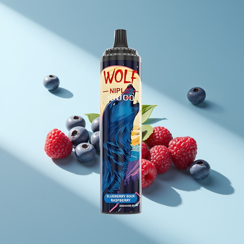 JNR Wolf Niplo 10000 Heidelbeer-Sauer-Himbeere 20ml 1.0 Ohm